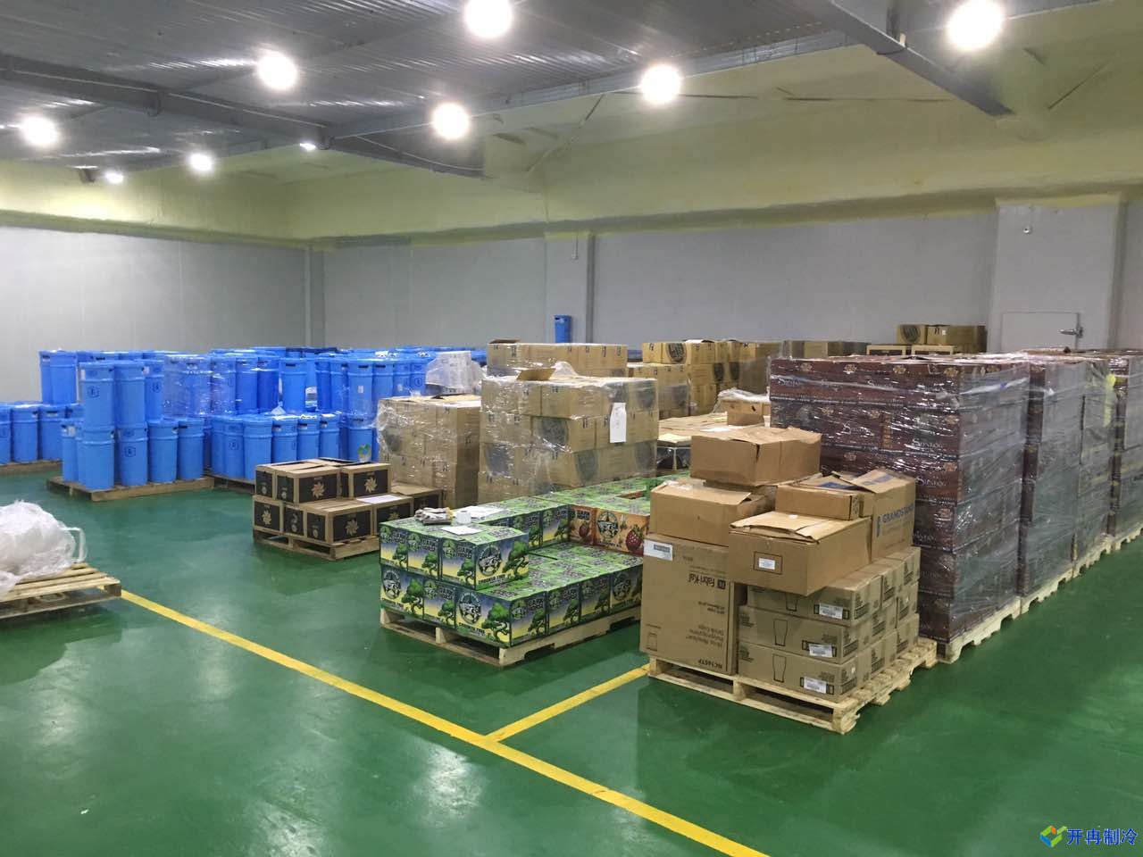 上海開冉制冷松江車墩水果保鮮冷庫(kù)施工案例完工圖